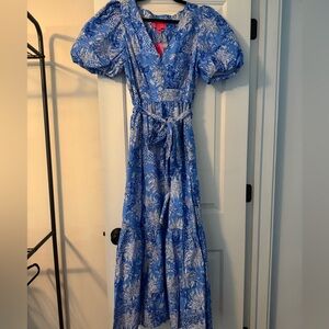 knee length dresses for ladies Black Short Sleeve Maxi Dress with Pockets